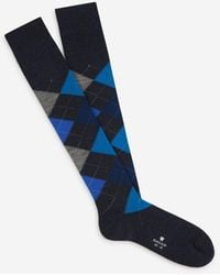 Gallo - Long Patterned Inlays Socks - Lyst