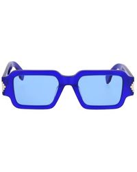 Marcelo Burlon Mata in Blue Green Womens Sunglasses Marcelo Burlon Sunglasses - Save 12% 