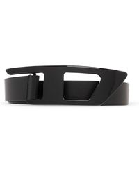 DIESEL - D-logo Leather Belt - Lyst