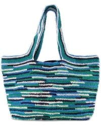 Nannacay - Suki Striped Top Handle Bag - Lyst