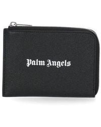Palm Angels - Zipped Logo Cardholders - Lyst
