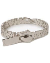 Off-White c/o Virgil Abloh - Logo Engraved Oversize Zip Bracelet Bracelet - Lyst