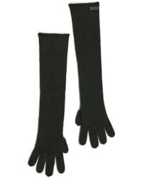 Saint Laurent - Long Cashmere Knit Gloves - Lyst