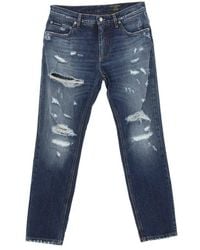 Dolce & Gabbana - Distressed Wash Jeans - Lyst