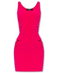 Versace - Cut-out Mini Dress - Lyst