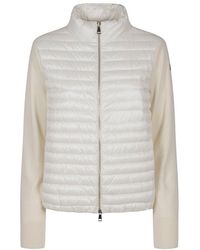 Moncler - Panelled Zip-up Padded Jacket - Lyst