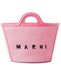 Marni Tropicalia Small Tote Bag - Pink