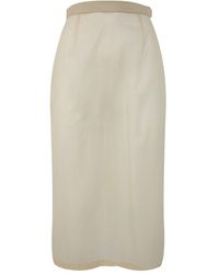 Maison Margiela - Straight Polyamide Skirt - Lyst