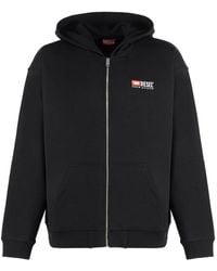 DIESEL - S-Boxt Full Zip Hoodie - Lyst