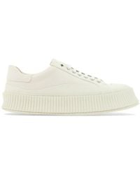 Jil Sander - Round-Toe Low-Top Sneakers - Lyst