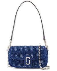Marc Jacobs - The Crystal Denim Clover Shoulder Bag - Lyst