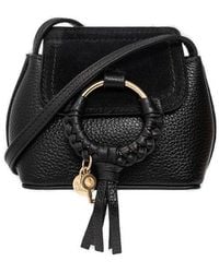 See By Chloé Joan Small Leather Crossbody Bag - Black