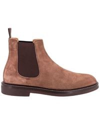 Brunello Cucinelli - Panelled Chelsea Boots - Lyst