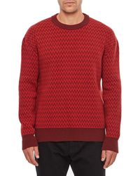 Lanvin - Curb Crewneck Sweater - Lyst