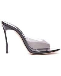 Casadei - High-heeled Slip-on Sandals - Lyst