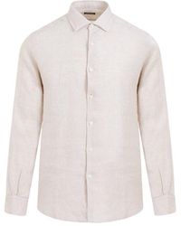Zegna - Long-sleeved Buttoned Shirt - Lyst