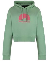 DSquared² - Cotton Hoodie - Lyst