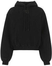 T By Alexander Wang - Black Cotton Ble - Lyst