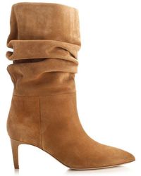 Paris Texas - Slouchy Pointed Toe Ankle Boots - Lyst
