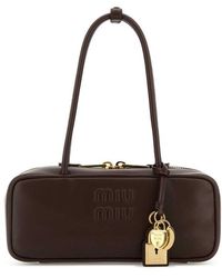 Miu Miu - Beau Zipped Shoulder Bag - Lyst