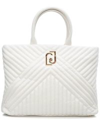 Liu Jo - Eco-friendly Quilted Top Handle Bag - Lyst