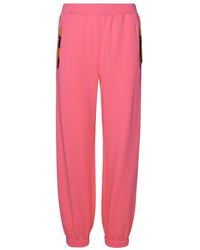Moschino - Logo Plaque Detailed Sweatpants - Lyst