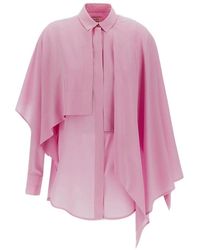 Quira - Asymmetric Designed Layered Shirt - Lyst