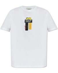 Iceberg - Logo Patch Crewneck T-Shirt - Lyst