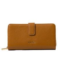 Liu Jo - Logo Lettering Zip Around Wallet - Lyst