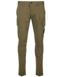 Stone Island - Military Cargo Trousers - Lyst