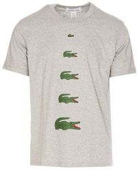 Comme des Garçons - Motif Printed Crewneck T-Shirt - Lyst