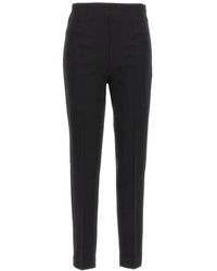 Twin Set - High Waist Slim-fit Tailored Trousers - Lyst