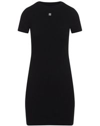 Givenchy - 4G Short Sleeves Rib Tank Dress - Lyst