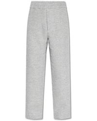 Emporio Armani - Ribbed Knitted Track Pants - Lyst