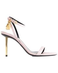 Tom Ford - Padlock Ankle Strapped Sandals - Lyst