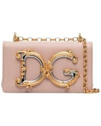 Dolce & Gabbana - Barocco Dg Girl Mini Bag - Lyst