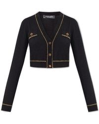 Versace - Cropped Cardigan - Lyst