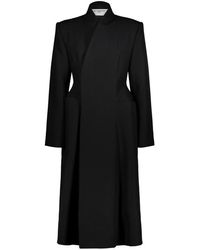Balenciaga - Minimal Hourglass Coat Clothing - Lyst