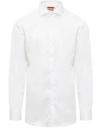 HUGO - Buttoned Long-sleeved Shirt - Lyst