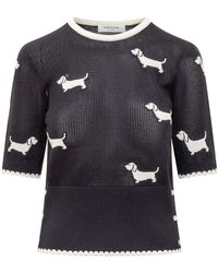 Thom Browne - Intarsia Hector Jersey - Lyst