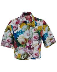 Dolce & Gabbana - Floral Shirt - Lyst