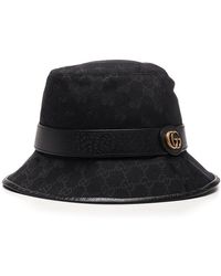 Gucci - Logo-pattern Canvas Bucket Hat X - Lyst