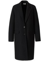 The Row Single-breasted Buttoned Coat - Black