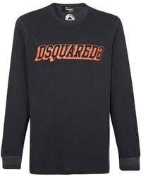 DSquared² - Long Sleeve Cotton T-Shirt - Lyst