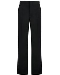 Isabel Marant - Side Striped Wool Trousers For - Lyst