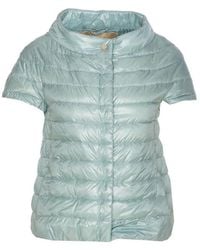 Herno - Greta Short-Sleeved Puffer Jacket - Lyst