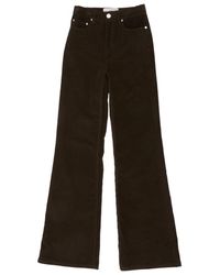 Ami Paris - Corduroy Flare Fit Trousers - Lyst