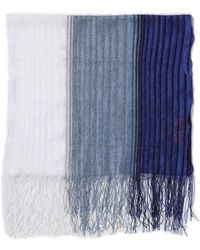 Missoni - Striped Fringed Knitted Scarf - Lyst