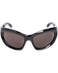 Balenciaga - 'wrap D-frame' Sunglasses, - Lyst