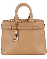 Lancel - Logo Printed Top Handle Bag - Lyst